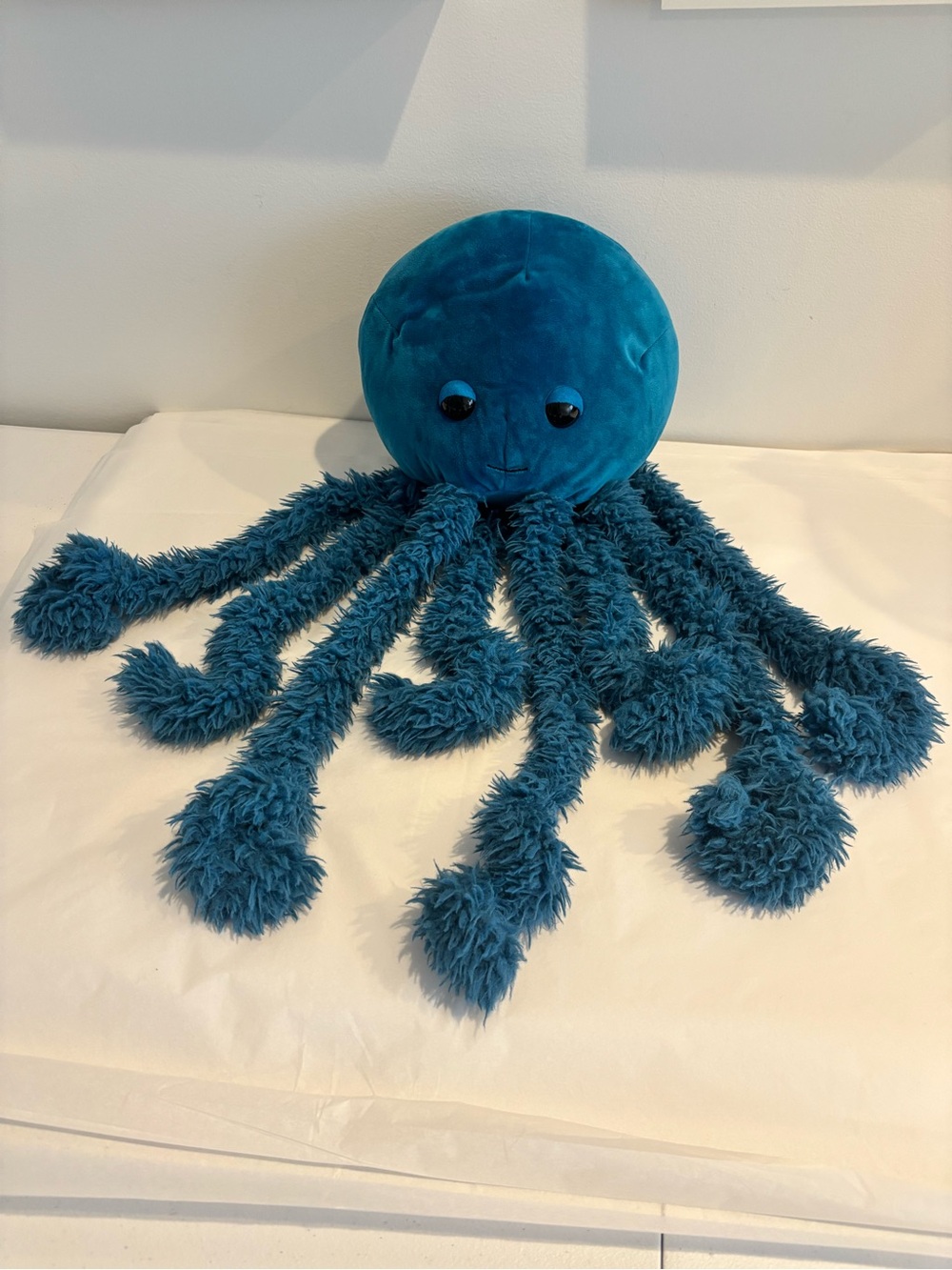 JELLYCAT Letty Jellyfish plush teal oodles of fluffy curly tentacles Retired